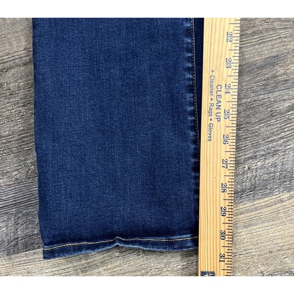 TORRID Size 14 R Mid Rise Slit Boot Blue Denim Jeans Super Soft - Picture 12 of 12